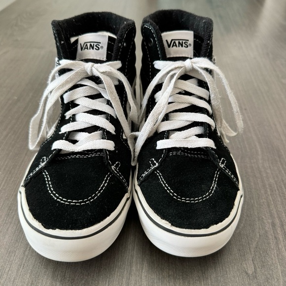 Vans Sk8-Hi black sneakers shoes size kids youth 3 - Picture 5 of 10